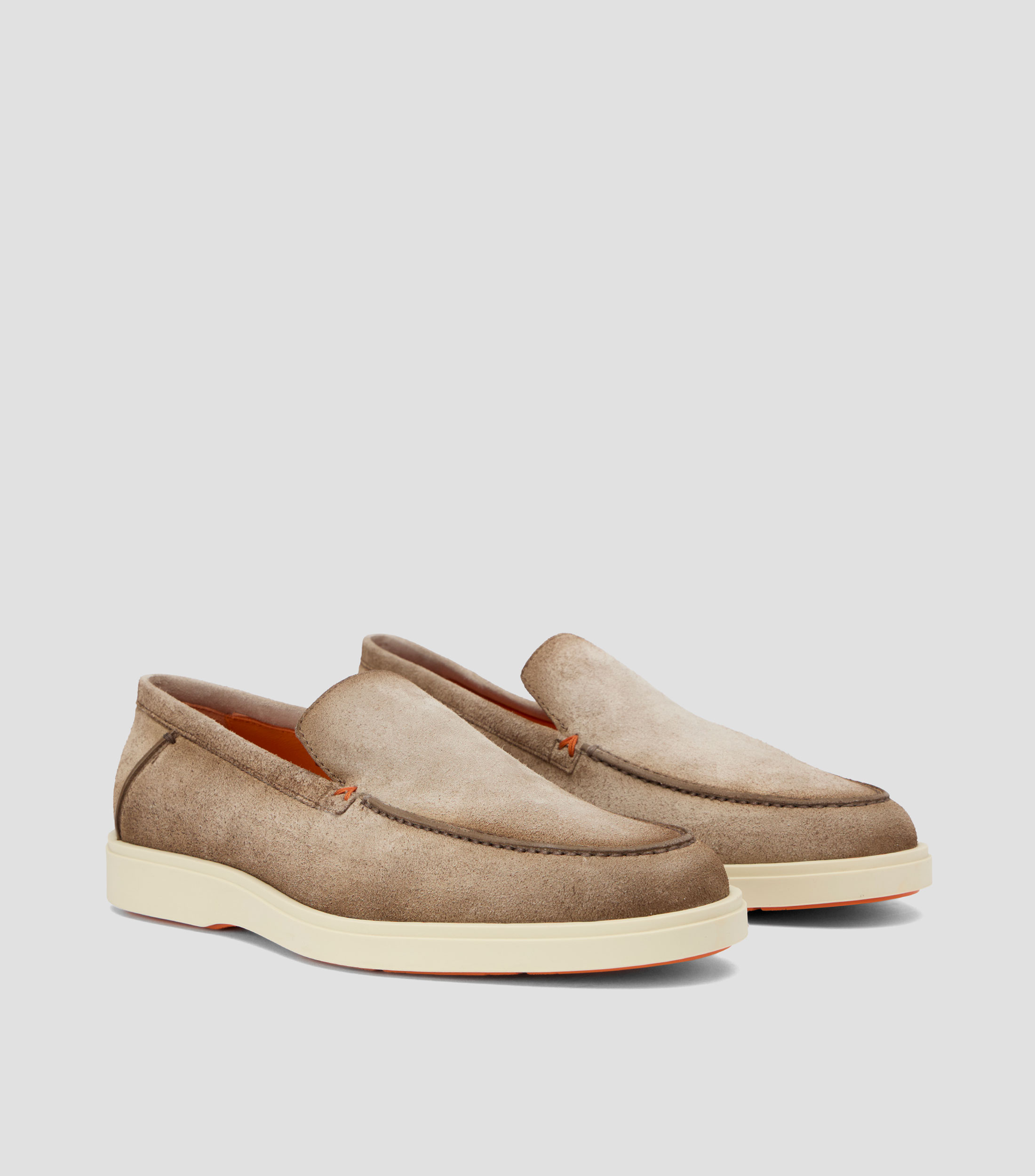 Mocasines en piel Hombre